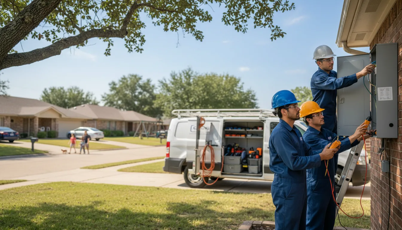 Certified electrician providing emergency electrical services in Peachland, NC
